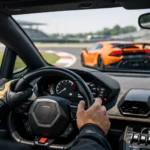 Guidare Lamborghini in pista con controllo